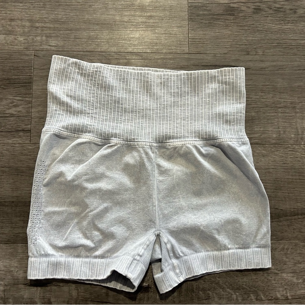 FP Movement by Free People Light Gray High Waist Shorts
